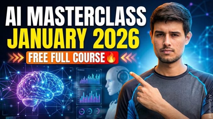 2026 AI Masterclass That’s Changing Beginners Into Experts Fast ⚡ #aimasterclass #dhruvrathee