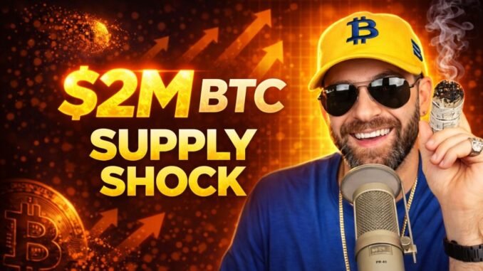 $2M Bitcoin ACCELERATES - Supply Shock Has Begun