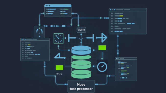 A Coding Guide to Build a Production-Grade Background Task Processing System Using Huey with SQLite, Scheduling, Retries, Pipelines, and Concurrency Control