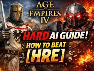AGE OF EMPIRES IV (aoe4) HARD AI GUIDE HOW TO BEAT [HRE]