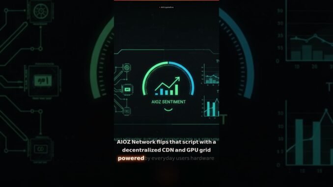 AI crypto update: $AIOZ in focus