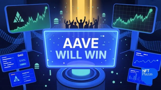 Aave Passed "Aave Will Win" & Approved $25M Funding Grant logo