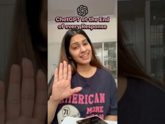Agar ChatGPT Real Life me Bolta 🤣 | End of Every Response Comedy | Hindi Funny Video #shorts