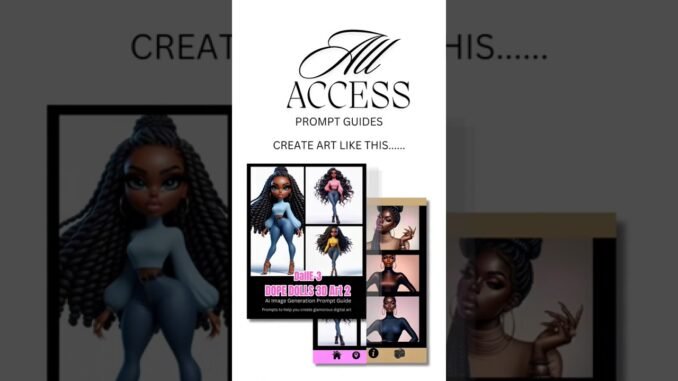 Ai Art Tip: Use Prompt Guides to learn different styles of... #Shorts #jo.thecreative