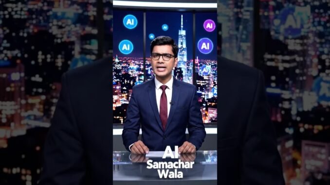 #Ai samachar wala #ai #news #trendingshorts #subscribemychannel #aivideo