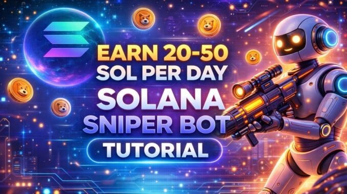 Best Solana Sniper Bot 2026 | Full Tutorial for Fast Meme Coin Snipes and Auto Trading