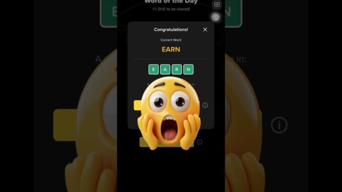Binance Word of the Day Today | Theme: Binance AI Skills Hub #wordoftheday #binance