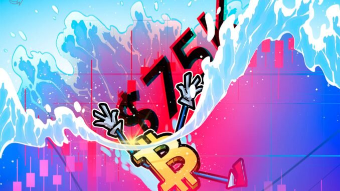 Bitcoin Halts Gains as US-Iran War, Hormuz Closure Make a Comeback