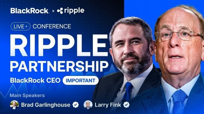 Brad Garlinghouse: Ripple Takes Over Tokenization! BlackRock Enters the Game - XRP News