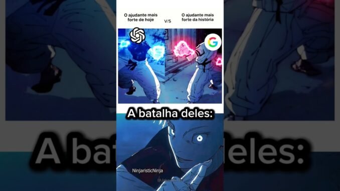 CHATGPT VS GOOGLE… ESSA BATALHA SERIA INSANA 💀🔥 #naoflopa