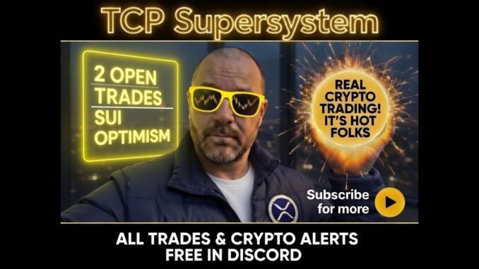 CRYPTO is HOT! He's On a GREAT Trading Run with SUI and OPTIMISM! Discord is FREE!