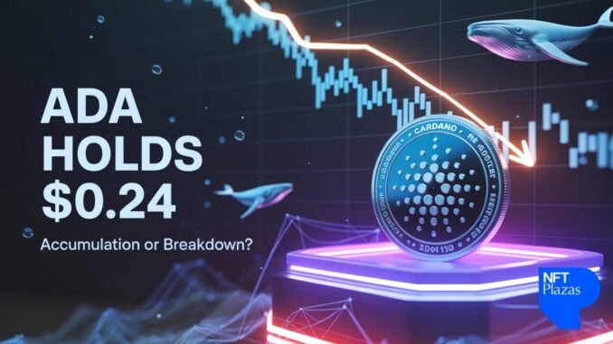 Cardano Price Holds $0.24 Amid Bearish Trend: What’s Next for logo