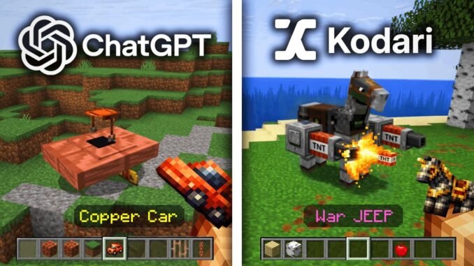 ChatGPT vs AI Agent Make a Minecraft Mod From Scratch