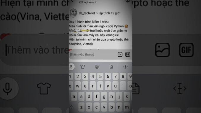 Có ai cần không nhỉ? #freelancing #code #freelancer #crypto