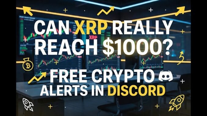 Crypto Alerts - X user Explains XRP to 1000.