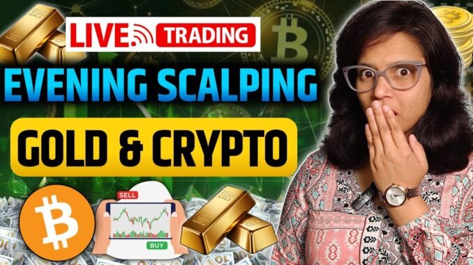 Crypto & GOLD Live Trading Scalping Strategy | crypto news today | Live Crypto Trading | 17 April
