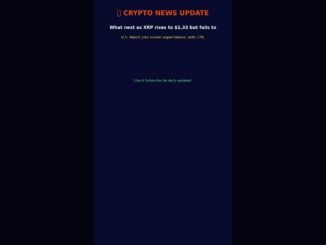 Crypto News April 03 2026 #Shorts #crypto #bitcoin