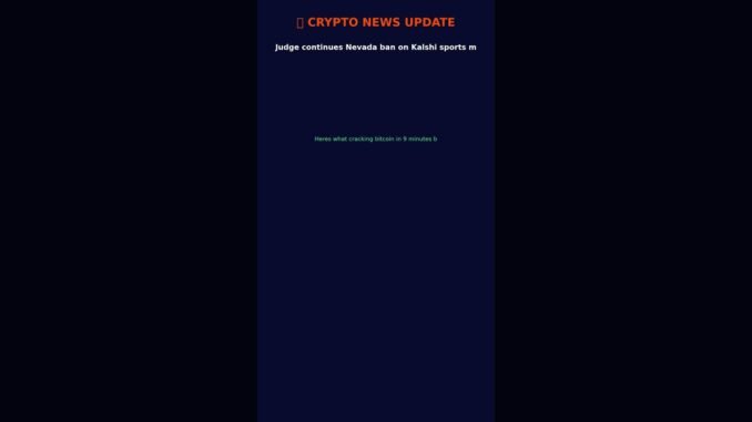 Crypto News April 04 2026 #Shorts #crypto #bitcoin