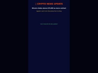 Crypto News April 06 2026 #Shorts #crypto #bitcoin
