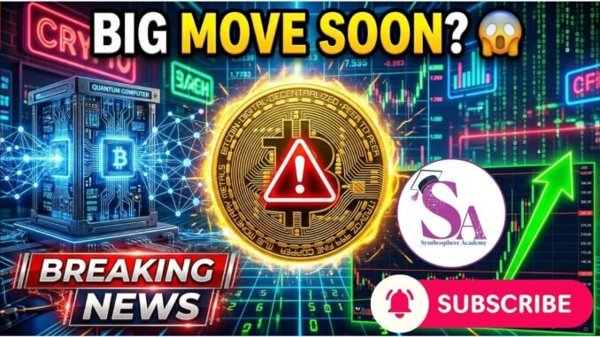 Crypto News Today 🚨 | Bitcoin Weekend Risk | Quantum Crypto Rising | Market Consolidation | Hindi
