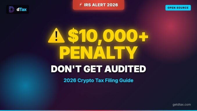 Crypto Taxes 2026: Your Complete Step-by-Step Filing Guide