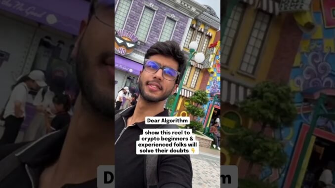 Dear Algorithmshow this reel to crypto beginners & experienced folks will solve their doubts 👇