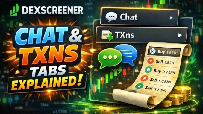 Dexscreener Demystification in Series.( Videos in series)