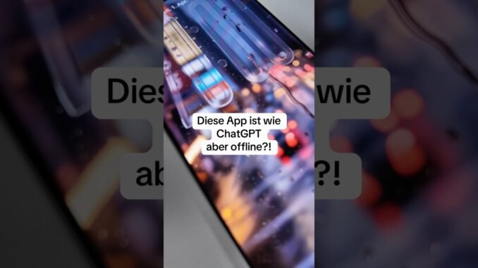 Diese App ist fast wie ChatGPT… aber besser? 🤔 #chatgpt #ai #künstlicheintelligenz #iphone #shorts