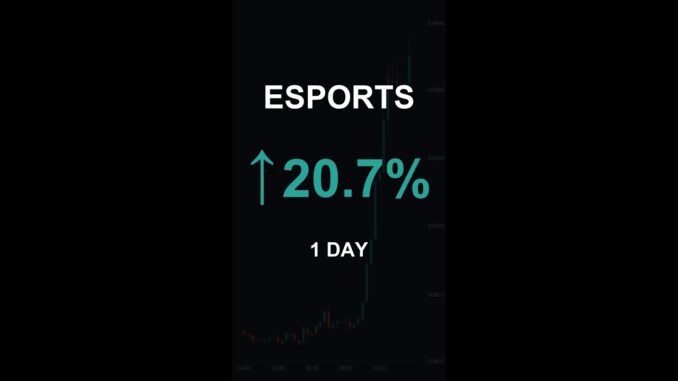 ESPORTS is up 20.7% in 1 day!⚡April 05, 2026 | #crypto #altcoins #shorts