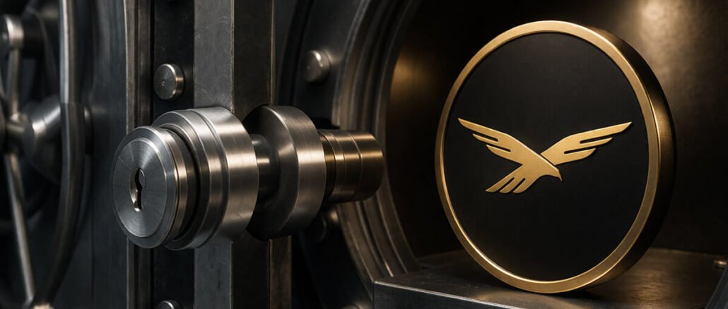 WLFI token inside an open vault as large loan is taken against illiquid holdings ahead of a major token dump