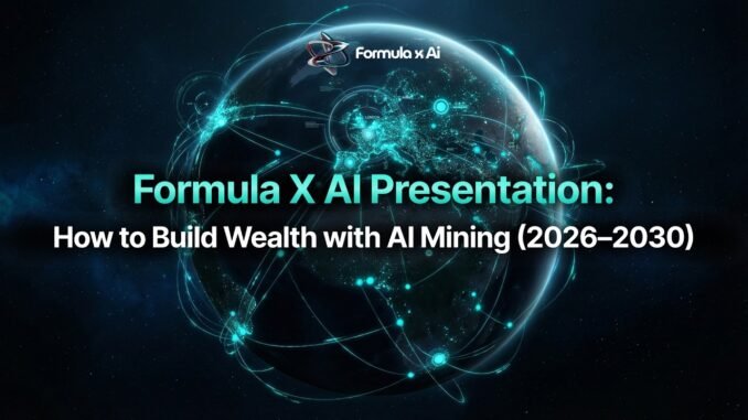 Formula X: How to Build Capital Through AI Mining in 2026–2030 | GONKA