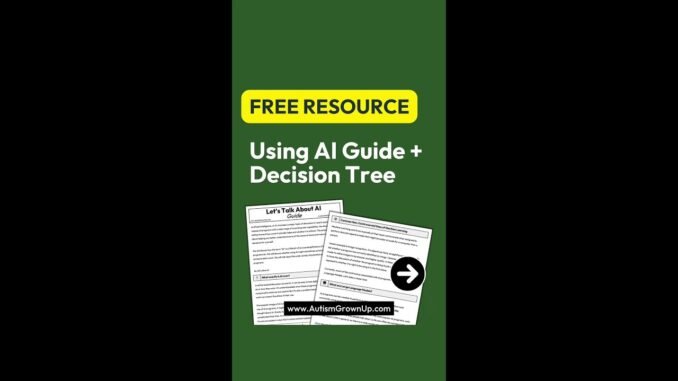 Free Resource: Using AI Guide + Decision Tree #shorts