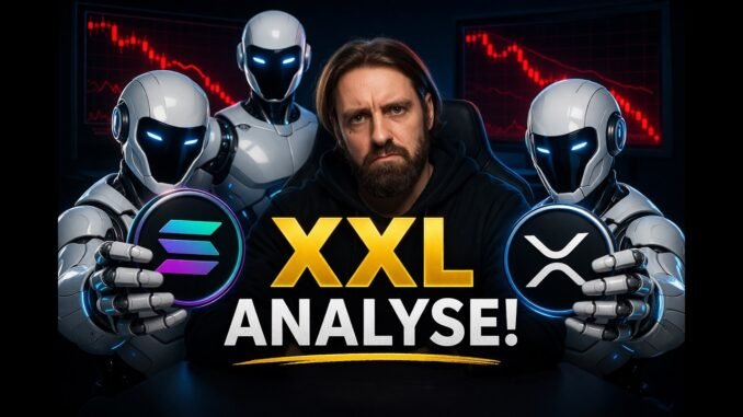 Fünf Coins. Ein Muster. Eine Entscheidung. Solana XRP Fetch.AI Render Virtuals Analyse