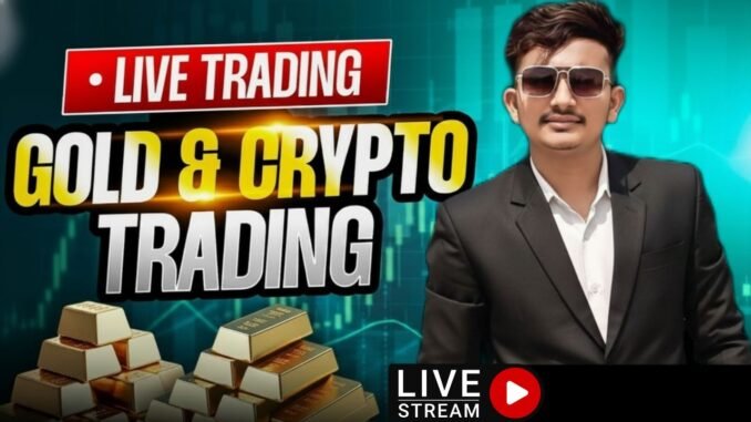 🔴GOLD LIVE TRADING /XAUUSD LIVE /BTC LIVE TRADING /CRYPTO LIVE TRADING #crypto #livetrading #gold‪