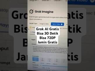 Grok AI Free Unlimited bisa 720P durasi video 30 detik gratis #grokai #shortvideo