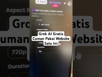 Grok AI Gratis? Cuman Pakai 1 Website AI Video ini #tutorial #grokai #shortfeed