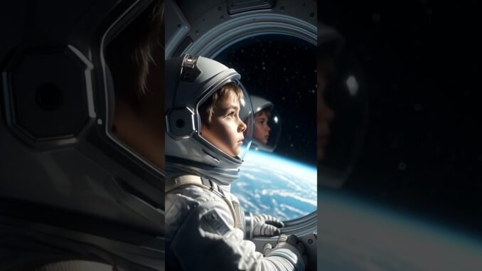 Grok Imagine - 9 #grok #ai #animation #baby #astronauts