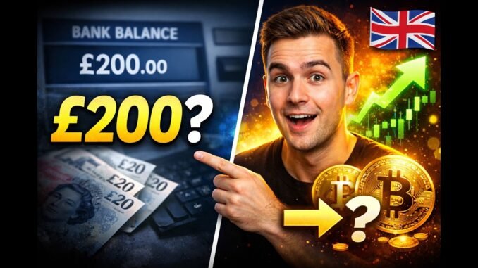 HOW TO START CRYPTO WITH £200 IN THE UK  (Beginner Guide 2026)”