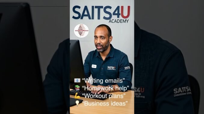 Here’s how beginners are using AI #saits4u #miniseries #aiskills #FutureOfWork #ContentCreation