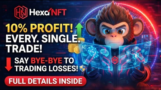HexaNFT Full Details | Get 10% Profit on Every Trade? Best AI Crypto Trading Strategy 2026