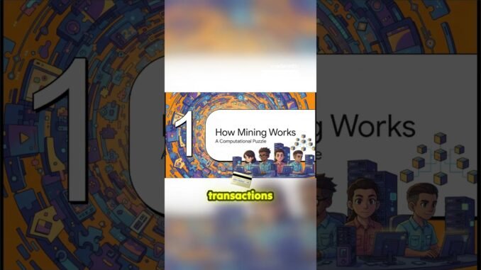 How Bitcoin mining actually works.  #agenticai #crypto #cryptocurrency #ai #bitcoin #node #web3