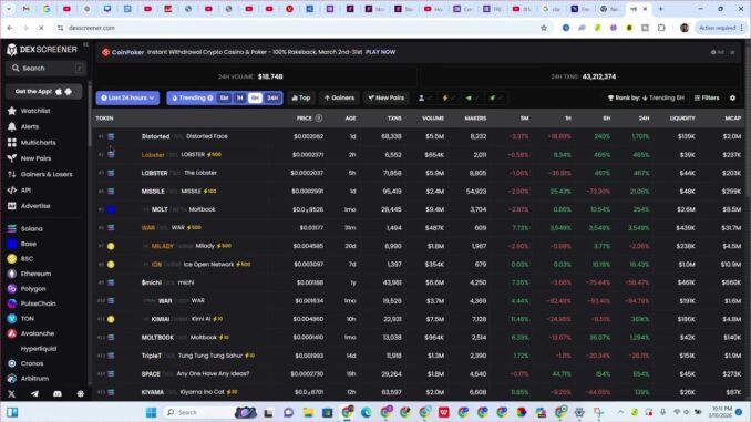 How To Use Dexscreener Filters On A Desktop Version