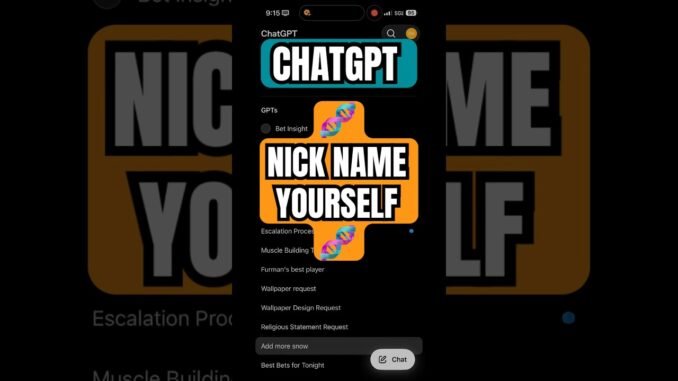 How to Change your name in ChatGPT on iPhone