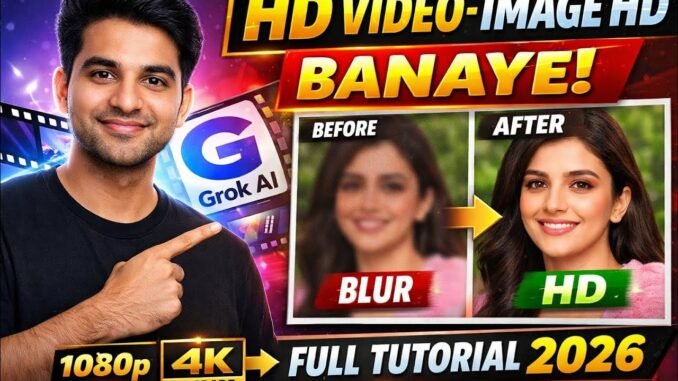 How to image convert to HD quality 100%working AP Grok Ai