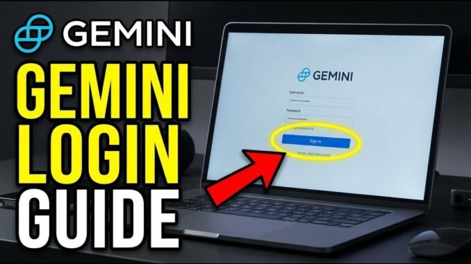 How to login to Gemini crypto exchange - Secure Guide