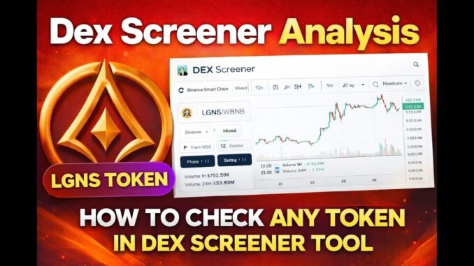 LGNS Token Analysis 🔥 | How to Check Any Token on Dex Screener (Full Guide)