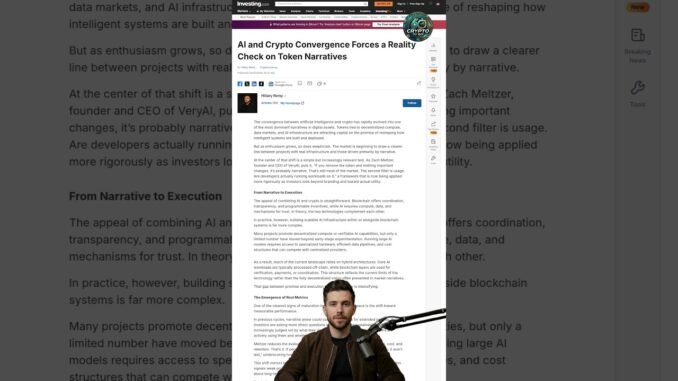 🚨 LINK: AI Crypto Hype Gets a REALITY CHECK! #shorts