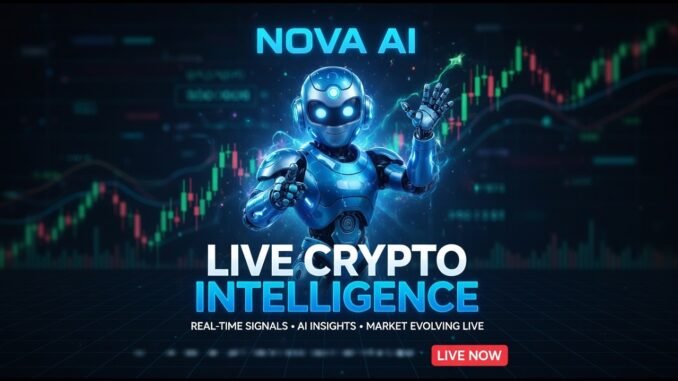 🚀 LIVE AI Crypto Trading Bot (NOVA) | Watch Real-Time Signals, Trades & Market Analysis