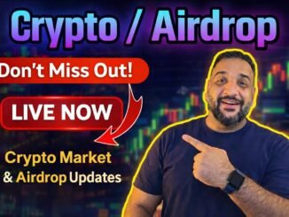 LIVE 🔴 All Upcoming Crypto Airdrops 2026 &  Crypto Market Update | Free Airdrop Projects 💸