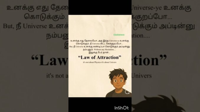 Law of attraction ✨motivation #lifestyle #attitude #treandingshort #life  #vijaytrisha#Ai news🎉👍